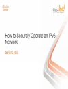 How to Securely Operate an IPv6 Network