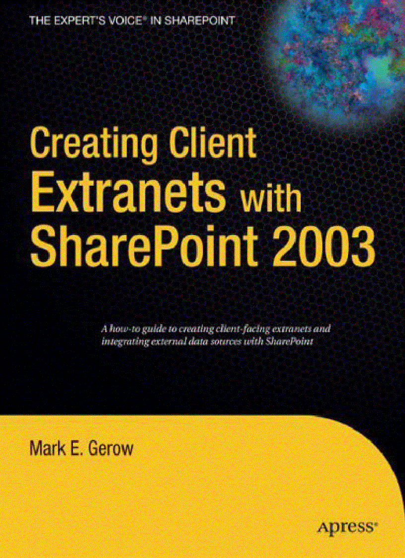 Creating Client Extranets with SharePoint 2003