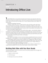 Beginning Microsoft Office Live Build Your Own Web Site Quickly and Easily