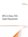 Data Center deployments with MPLS on NX OS Nexus 7000