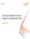 Securing Enterprise Voice on Network and Application level