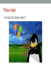 Chuyên đề hệ điều hành linux