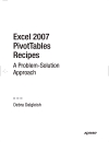 Excel 2007 PivotTables Recipes A Problem Solution Approach