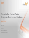 Cisco Unified Contact CenterEnterprise Overview and Roadmap