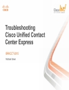 Troubleshooting Cisco Unified Contact Center Express