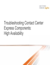 Troubleshooting Cisco Unified Contact Center Express