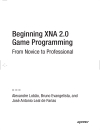 Beginning XNA 2 0 Game Programming From Novice to Professional