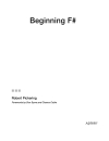 Beginning FSharp