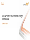 WAN Architectures and Design Principles