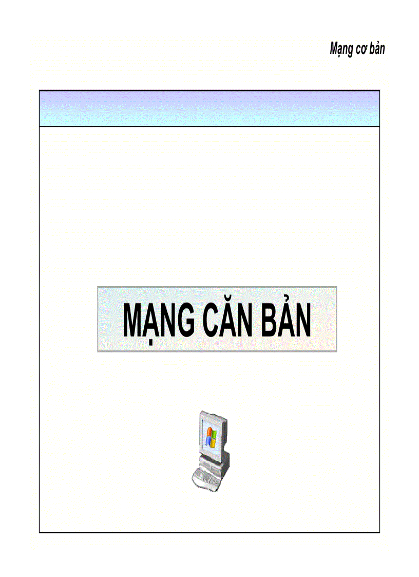 Mạng căn bản