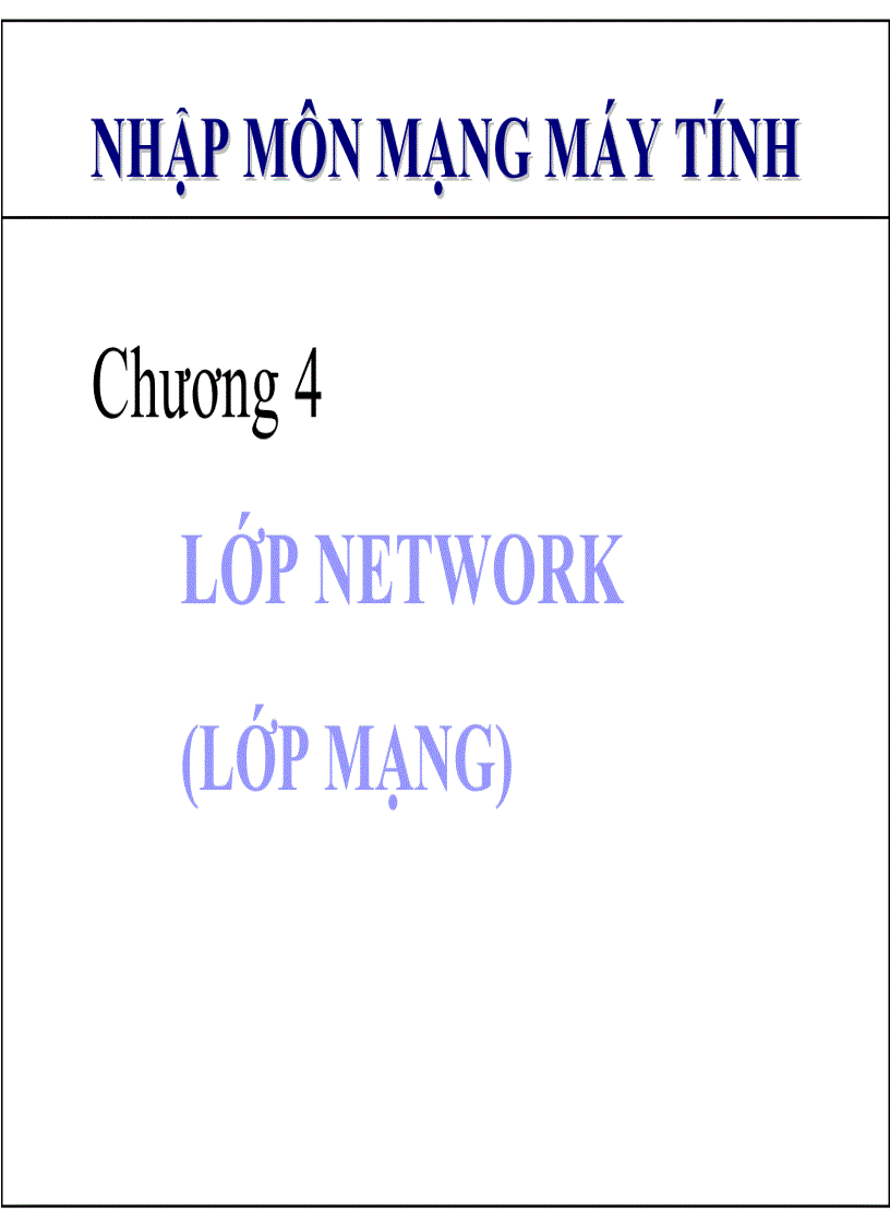 Lớp network