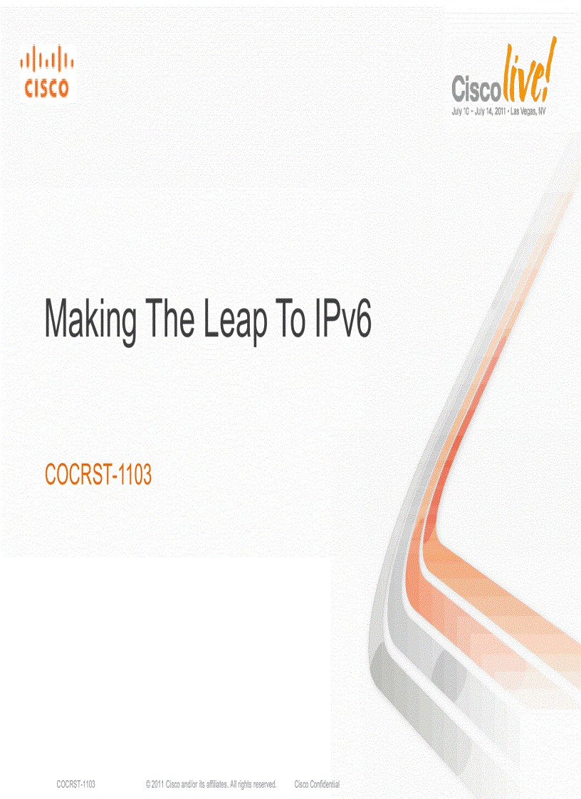 Making The Leap To IPv6