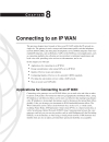 Connecting to an IP WAN