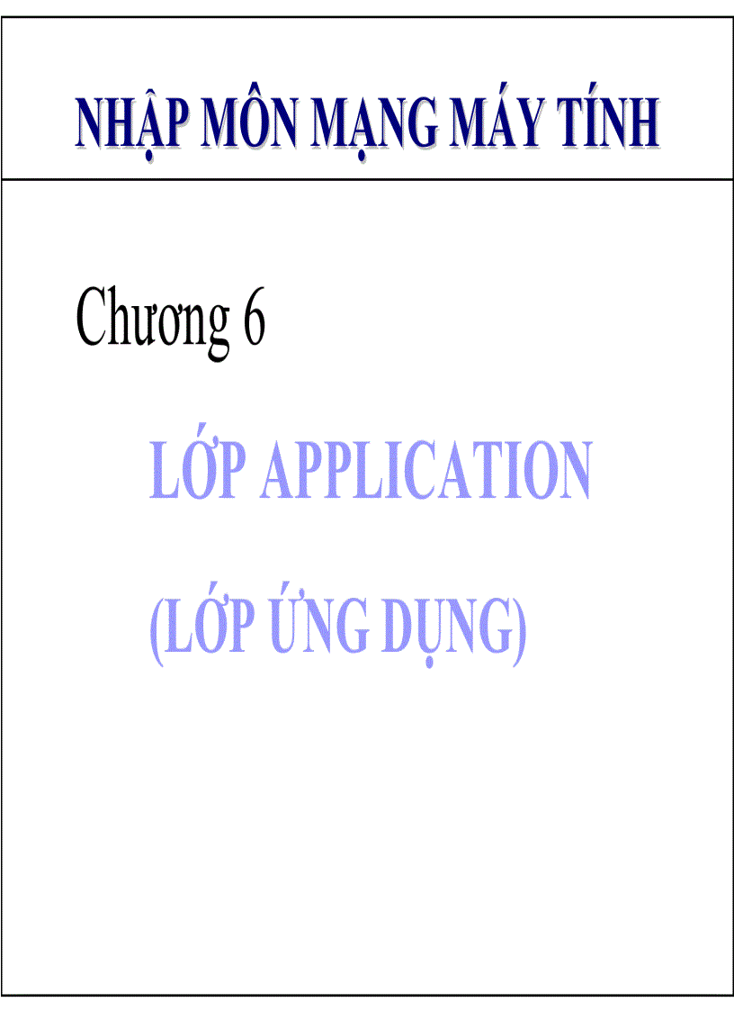 Lớp application