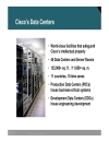 Cisco IT Work Data Center Infrastructure