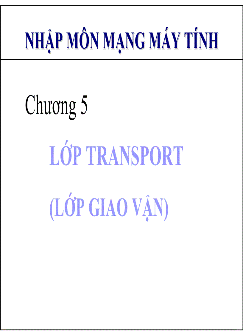 Lớp transport