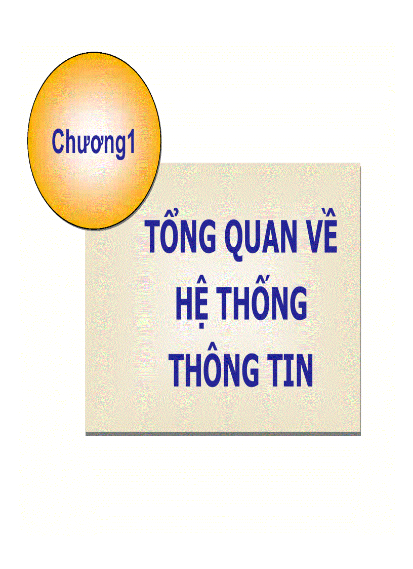 Tổng quan về hệ thống thông tin