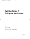 Building Spring 2 Enterprise Applications