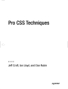 Pro CSS Techniques