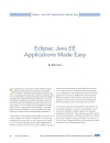 Eclipse Java EE Applications Made Easy