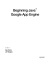 Beginning Java Google App Engine