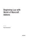 Beginning Lua with World of Warcraft Addons