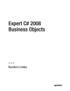 Expert C 2008 Business Objects