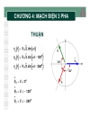 Kỹ thuật điện MẠCH ĐIỆN 3 PHA