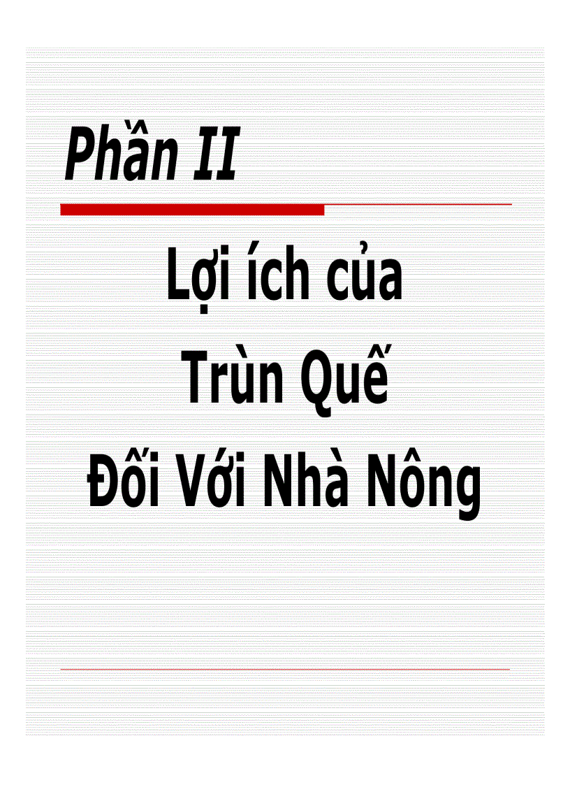 Lợi ích của Trùn Quế Đối Với Nhà Nông