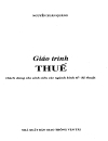 Giáo trình thuế ebook