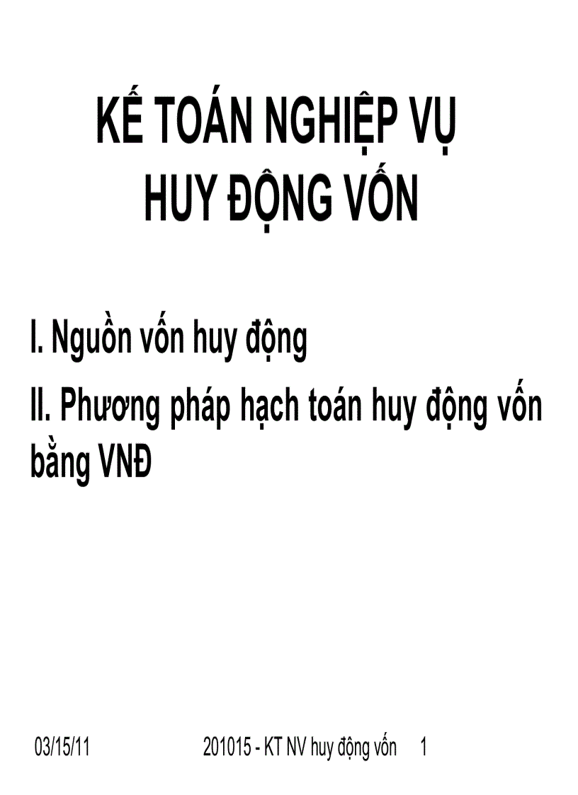 Kế toán nghiệp vụ huy động vốn 2