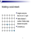 The Small World Phenomenon An Algorithmic Perspective