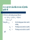 Dự thảo ngân sách vốn cho công ty đa quốc gia