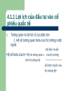 Dự thảo ngân sách vốn cho công ty đa quốc gia