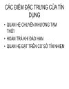 Tổng quan về tín dụng