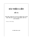 Hoạt động cơ bản của ngân hàng thương mại Liên hệ thực tiễn với ngân hàng ngoại thương việt nam