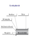 Phân tích báo cáo và tỷ số tài chính một cách nhìn hiện đại