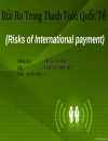 Risks of International payment