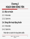 Hoạch định dòng tiền