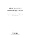 ARCH Models for Financial Applications