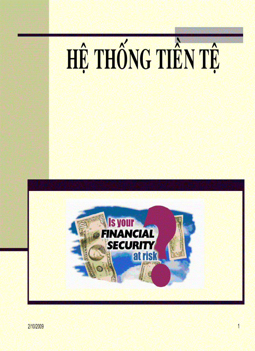 Hệ thống tiền tệ