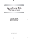 Operational Risk Management