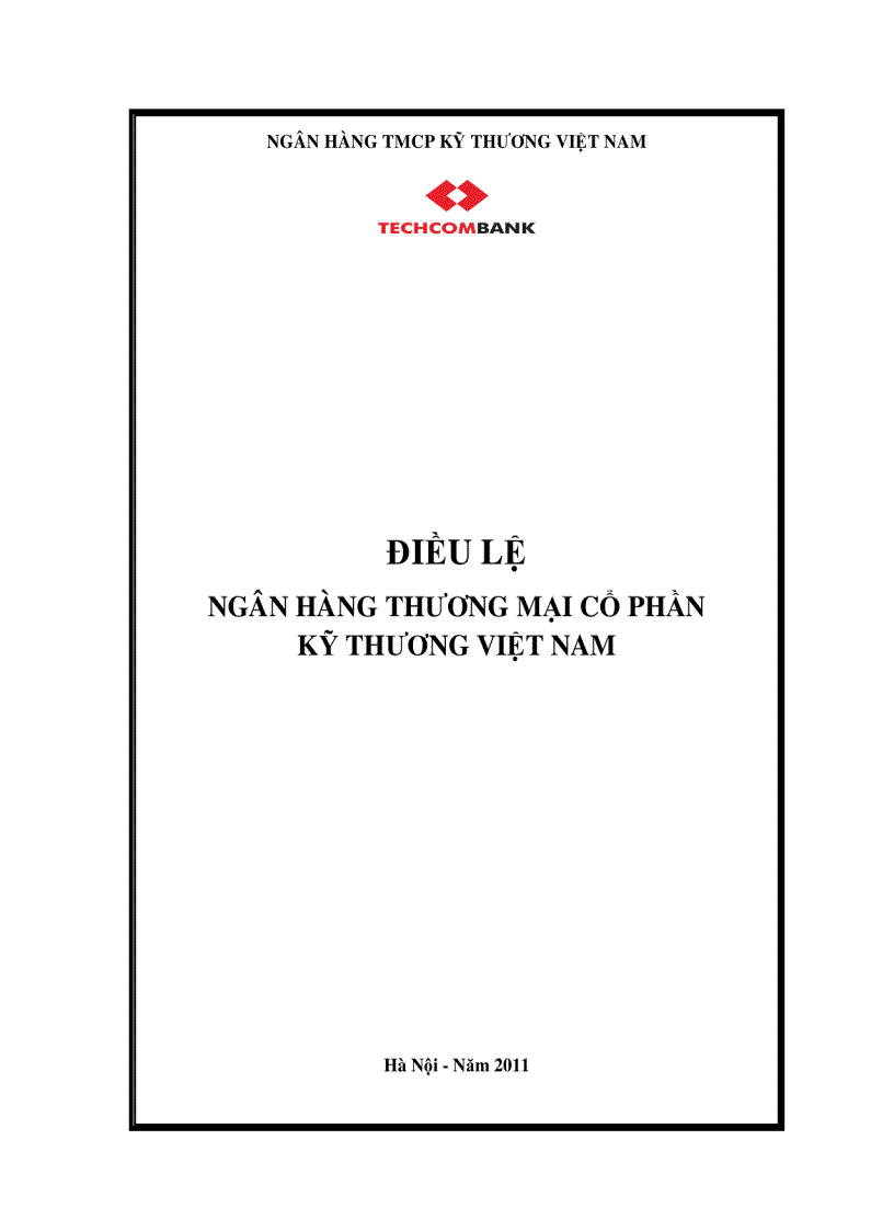 Ngân hàng tmcp kỹ thương việt nam techcombank