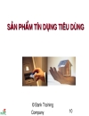 Các sản phẩm tín dụng ngân hàng