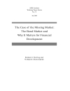 The Case of the Missing Market The Bond Market and Why It Matters for Financial Development