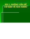 Bài giảng Pháp luật đại cương