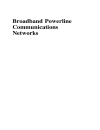 Broadband Powerline Communications Networks Network Design Halid Hrasnica Abdelfatteh Haidine Ralf Lehnert