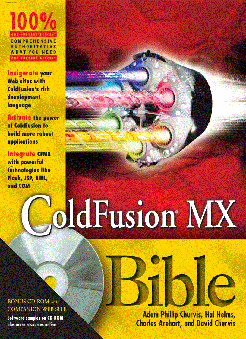 ColdFusion MX Bible Adam Phillip Churvis Hal Helms Charles Arehart David Churvis