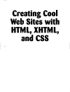 Creating Cool Web Sites with HTML XHTML and CSS tập 1