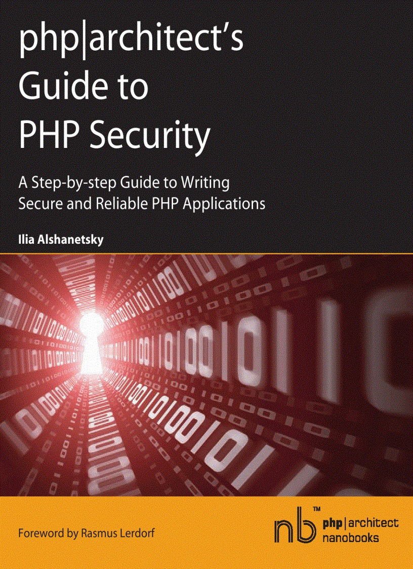 Php architect s Guide to PHP Security